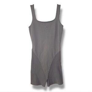 Gray Sleeveless Women's Onesie